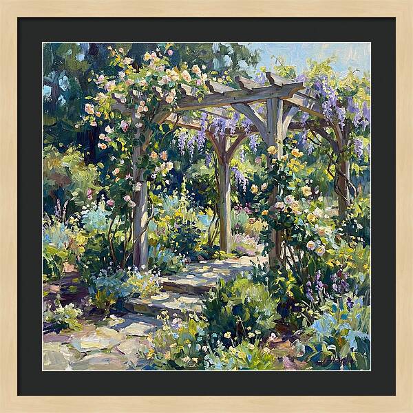 Blooming Pergola Serenity