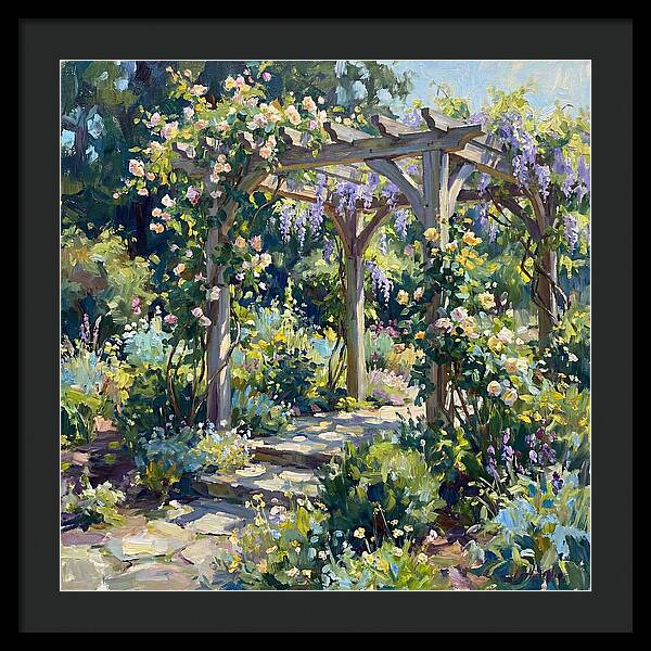 Blooming Pergola Serenity