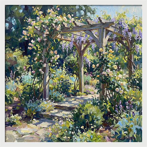 Blooming Pergola Serenity