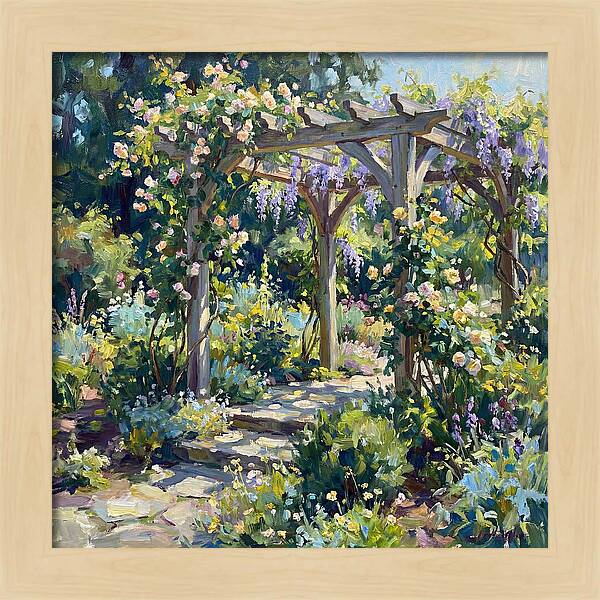 Blooming Pergola Serenity