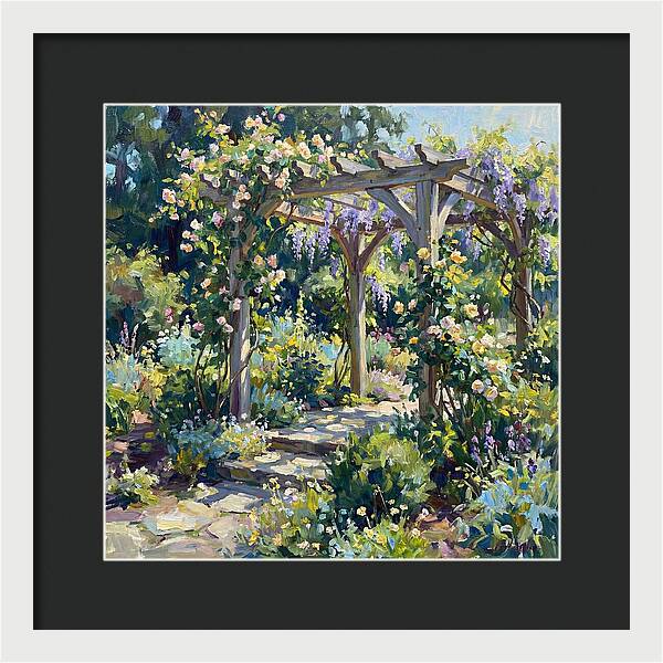 Blooming Pergola Serenity