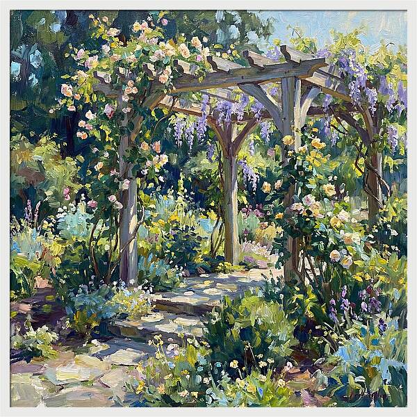 Blooming Pergola Serenity
