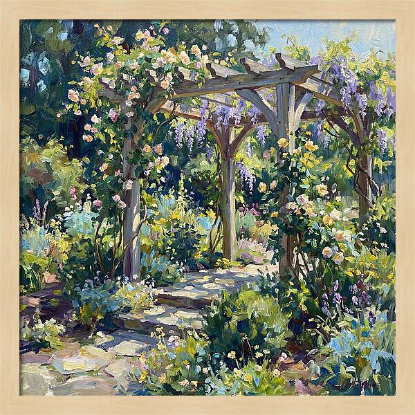 Blooming Pergola Serenity