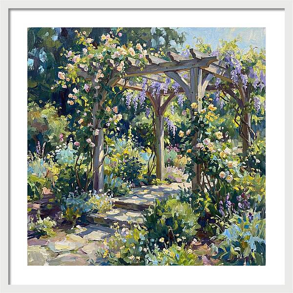 Blooming Pergola Serenity
