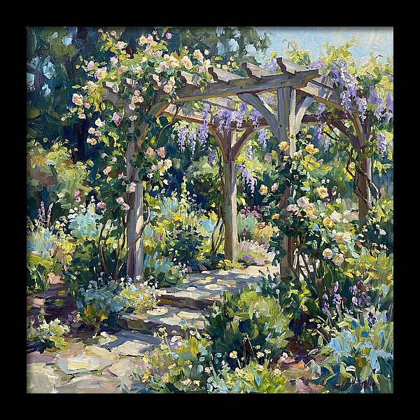 Blooming Pergola Serenity