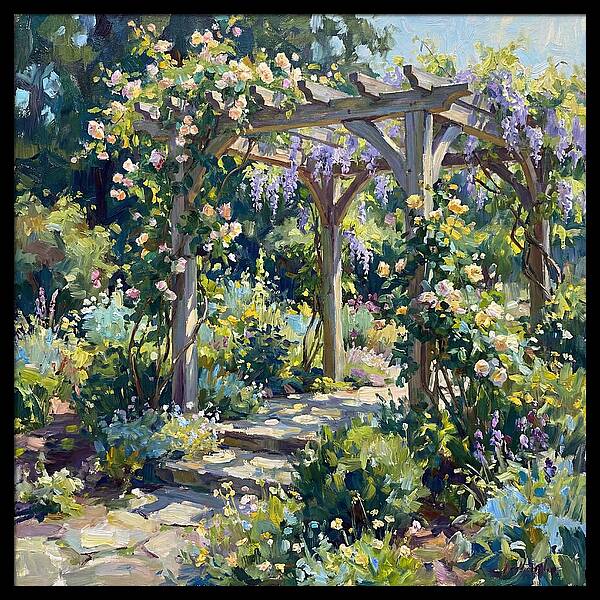 Blooming Pergola Serenity