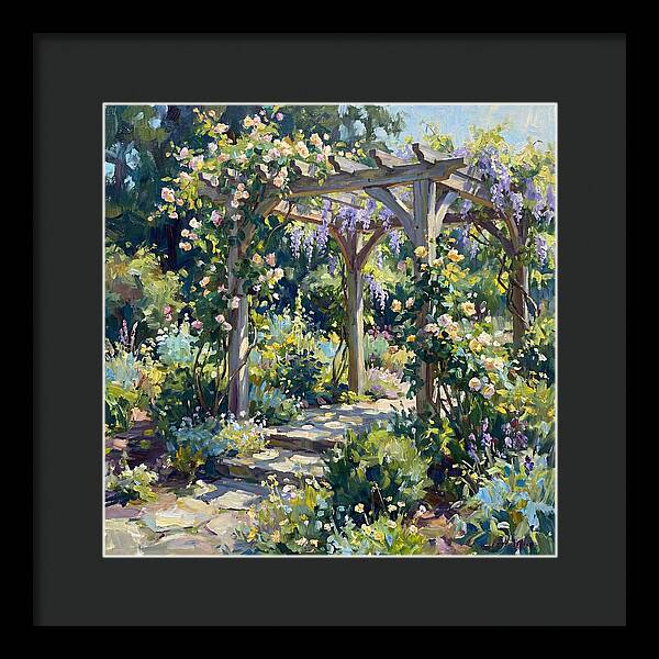 Blooming Pergola Serenity