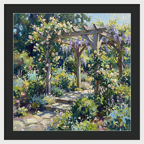 Blooming Pergola Serenity