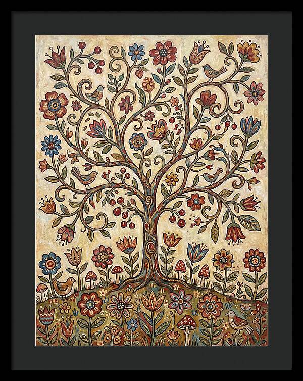 Blossom Tree Folk Art