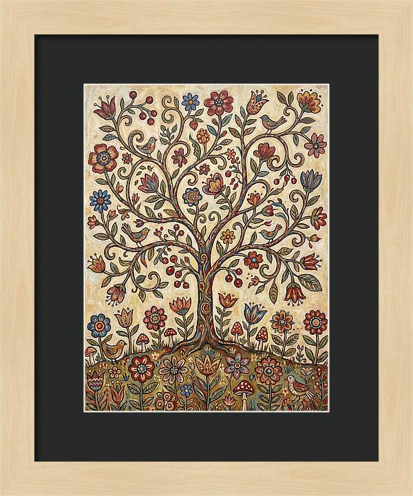 Blossom Tree Folk Art