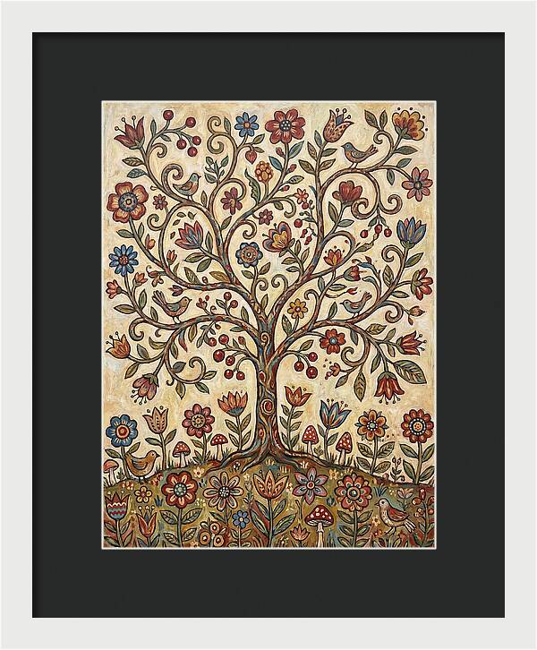 Blossom Tree Folk Art