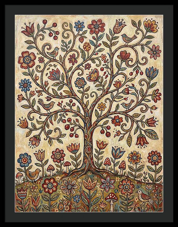 Blossom Tree Folk Art