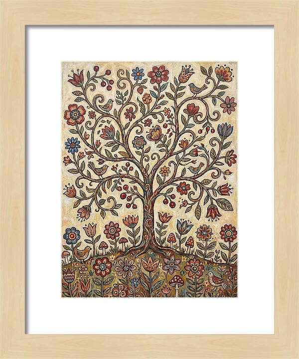 Blossom Tree Folk Art