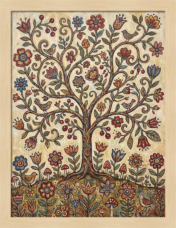 Blossom Tree Folk Art