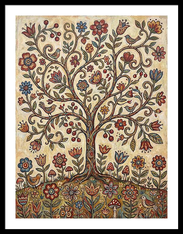 Blossom Tree Folk Art