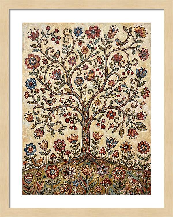 Blossom Tree Folk Art