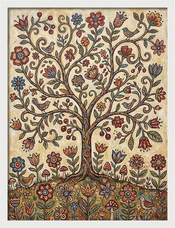 Blossom Tree Folk Art