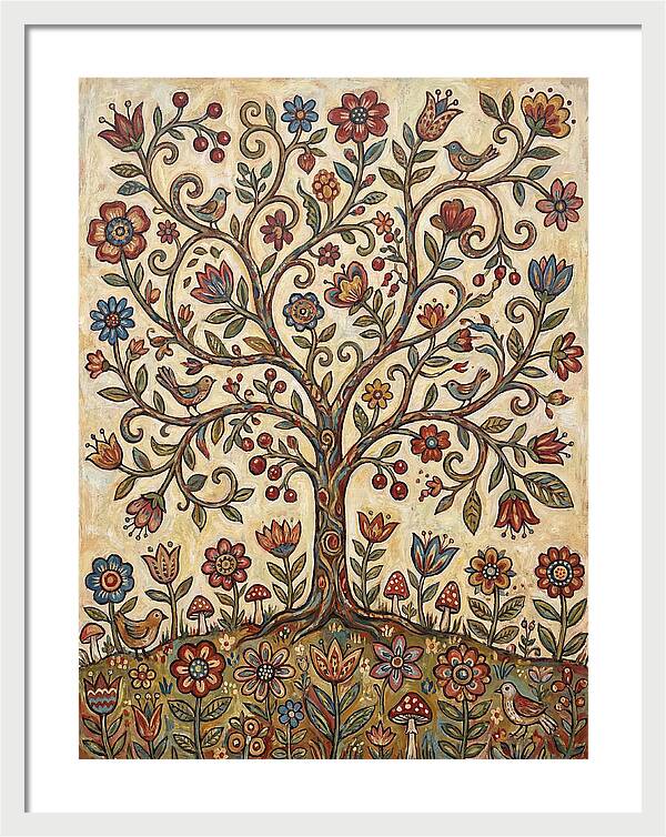 Blossom Tree Folk Art
