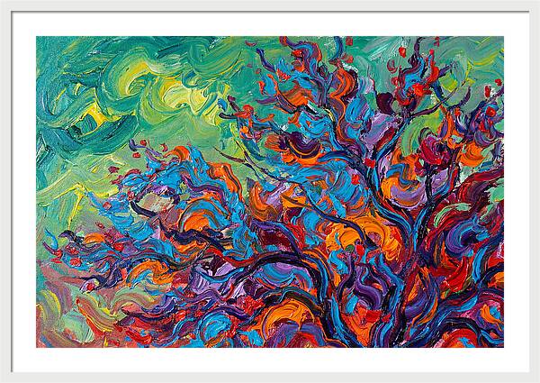 Blossom Tree In Vibrant Colors