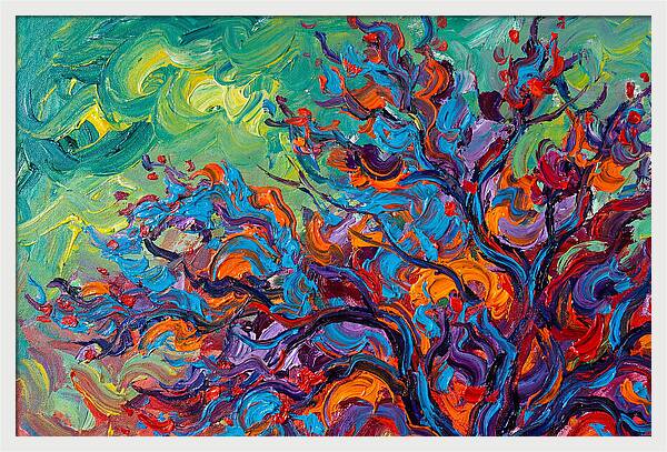 Blossom Tree In Vibrant Colors