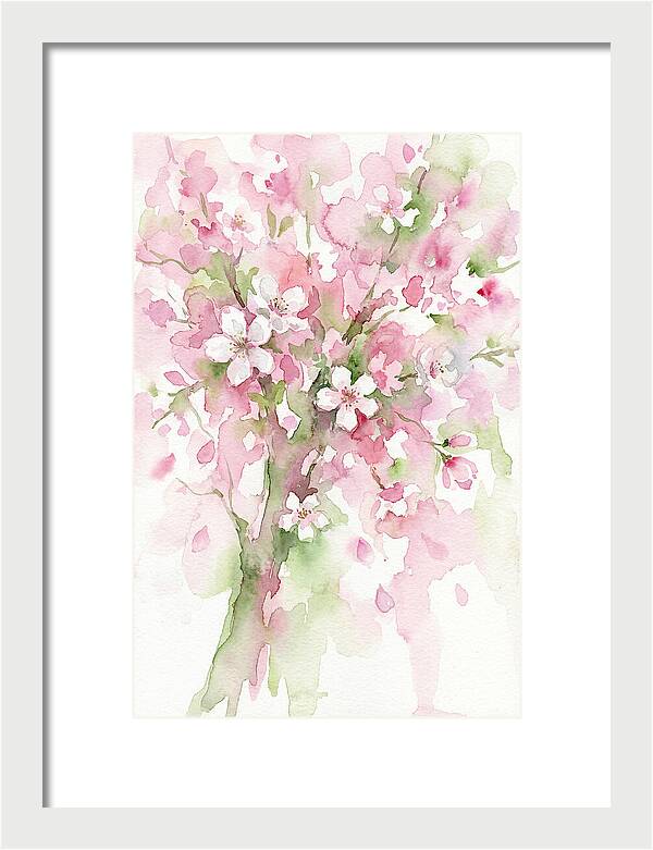 Blossom Tree In Watercolor