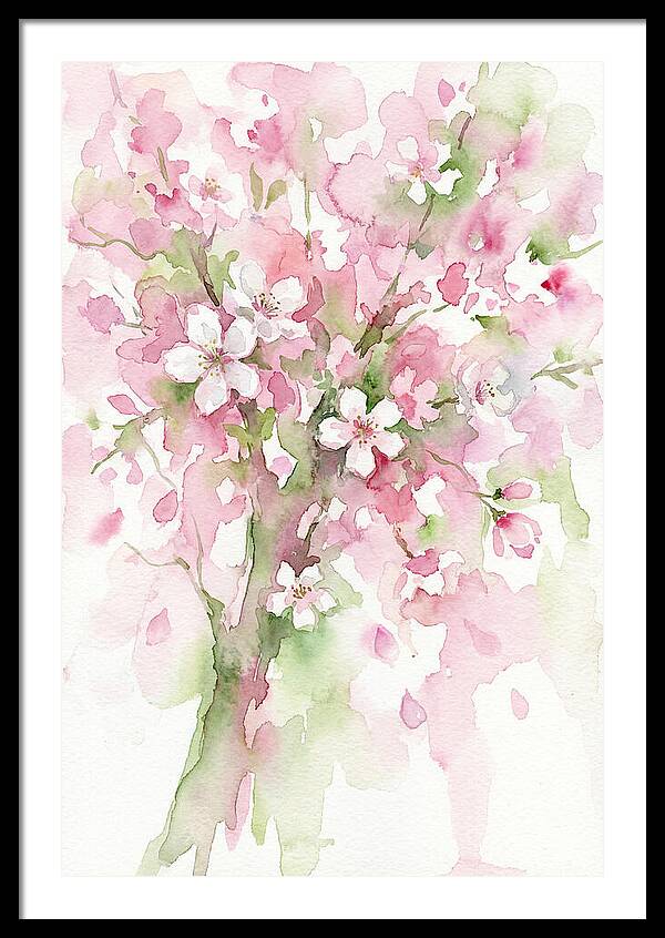 Blossom Tree In Watercolor