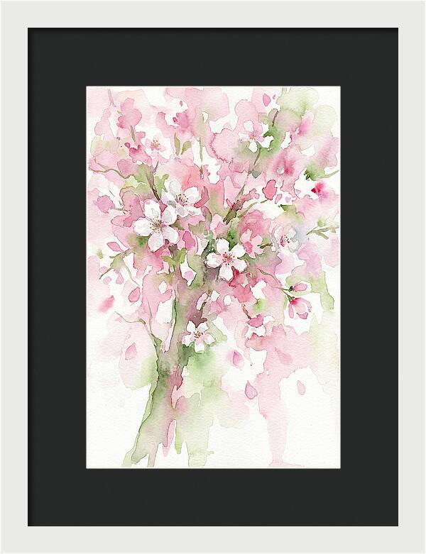 Blossom Tree In Watercolor