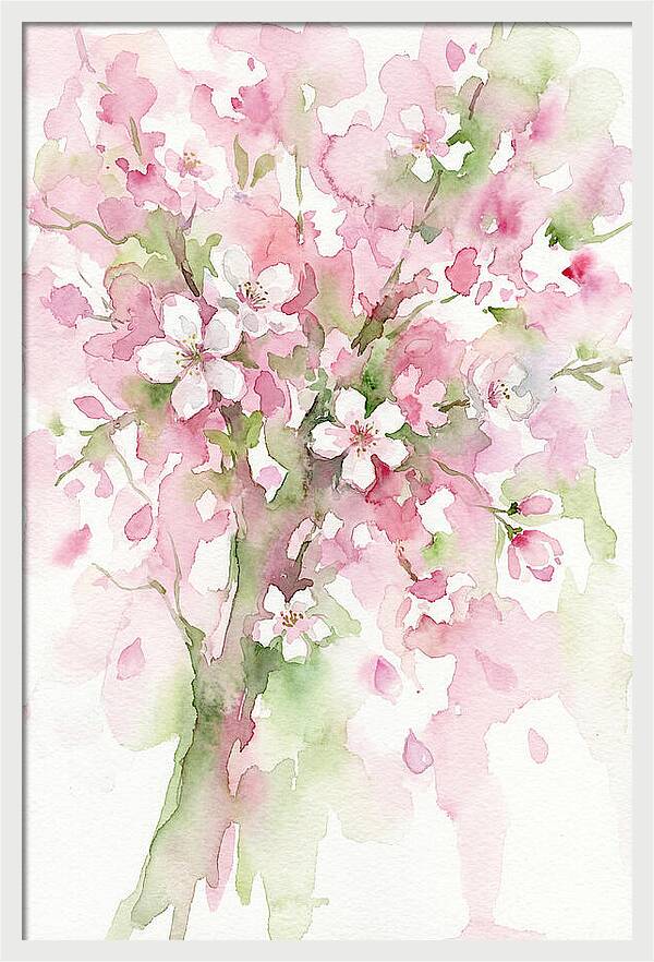Blossom Tree In Watercolor