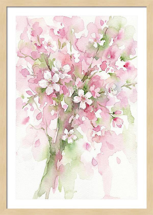 Blossom Tree In Watercolor