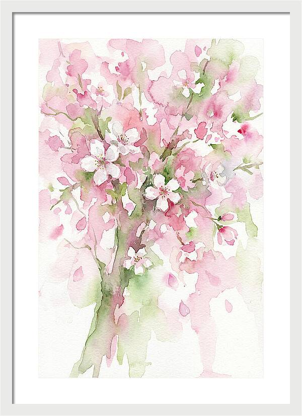 Blossom Tree In Watercolor