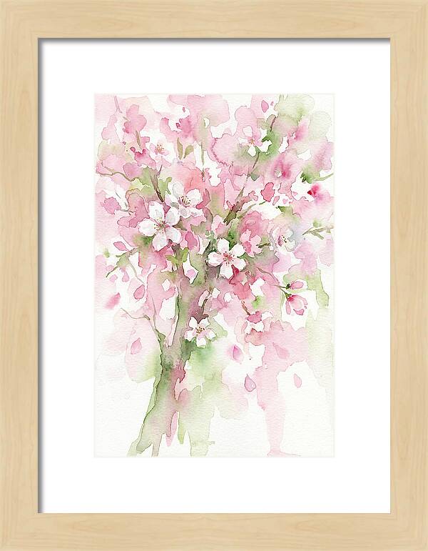 Blossom Tree In Watercolor