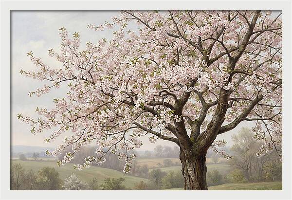 Blossoming Tree Under