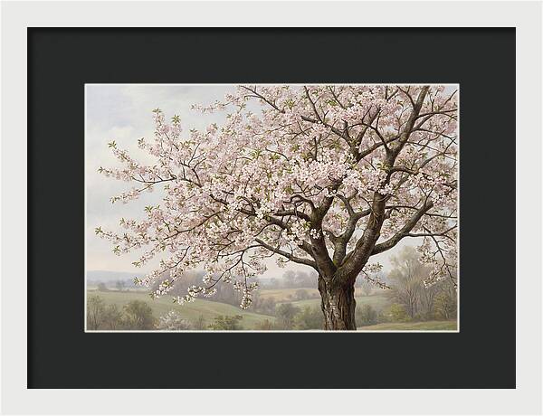 Blossoming Tree Under