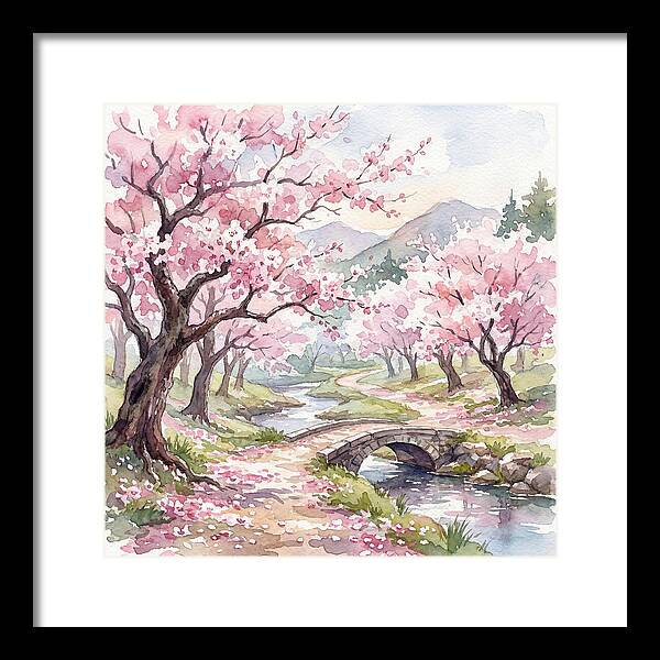 Blossoms Along The Path 1697