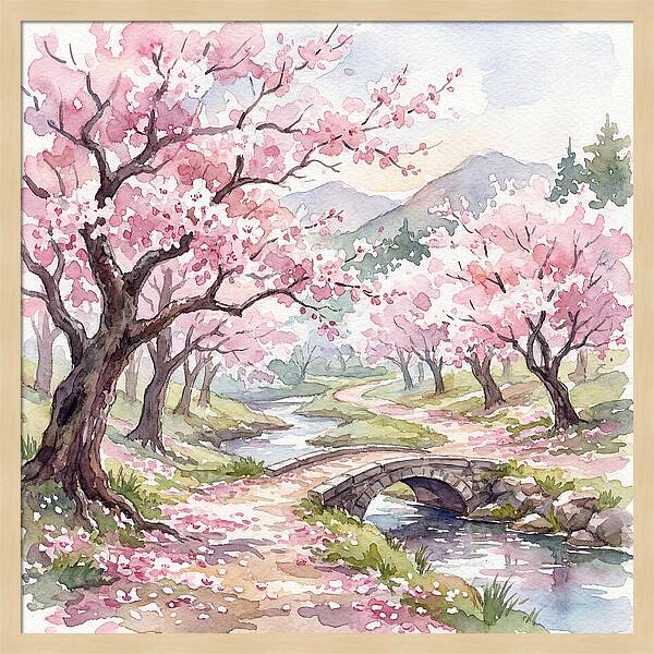 Blossoms Along The Path 1697