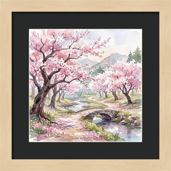 Blossoms Along The Path 1697