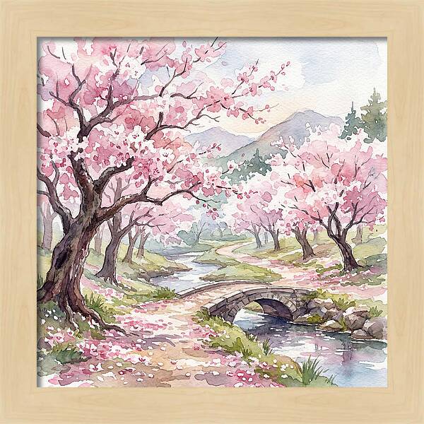 Blossoms Along The Path 1697