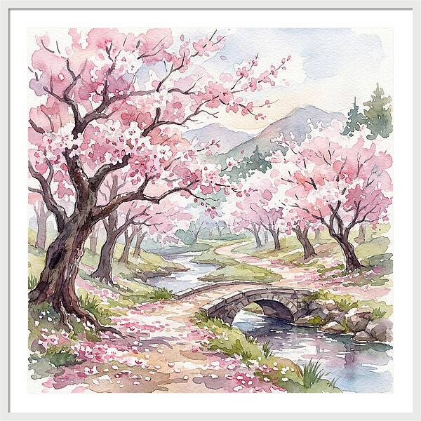 Blossoms Along The Path 1697
