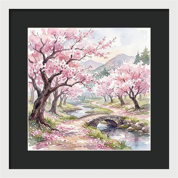 Blossoms Along The Path 1697