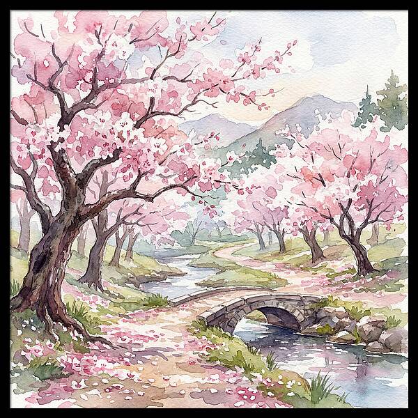 Blossoms Along The Path 1697