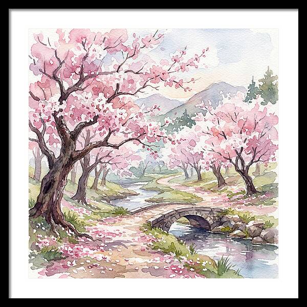 Blossoms Along The Path 1697