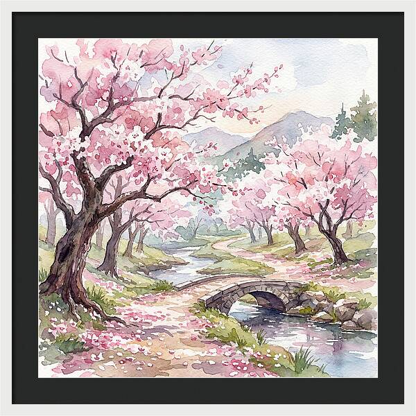 Blossoms Along The Path 1697
