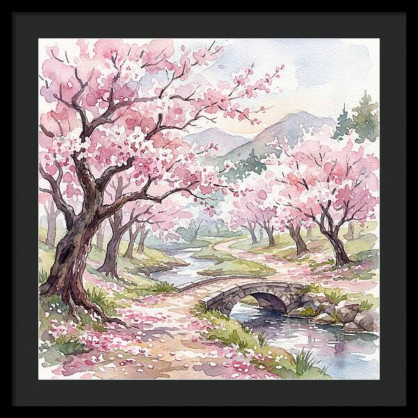 Blossoms Along The Path 1697