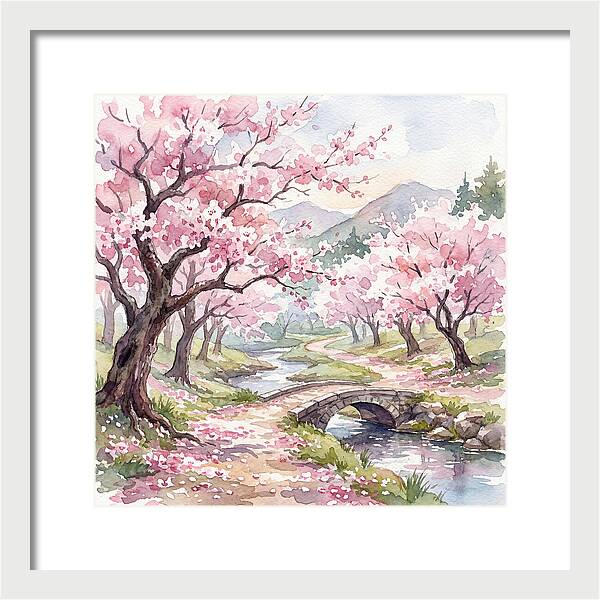 Blossoms Along The Path 1697