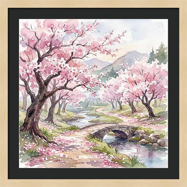 Blossoms Along The Path 1697