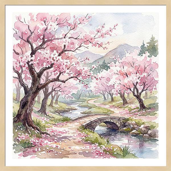 Blossoms Along The Path 1697
