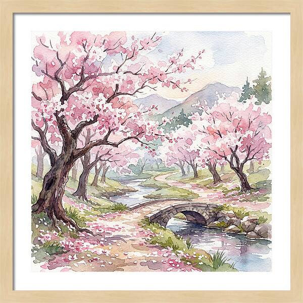 Blossoms Along The Path 1697