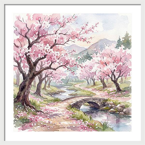 Blossoms Along The Path 1697