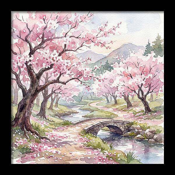 Blossoms Along The Path 1697