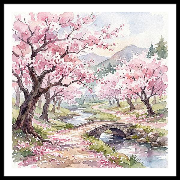 Blossoms Along The Path 1697